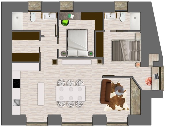 planta baja photoshop