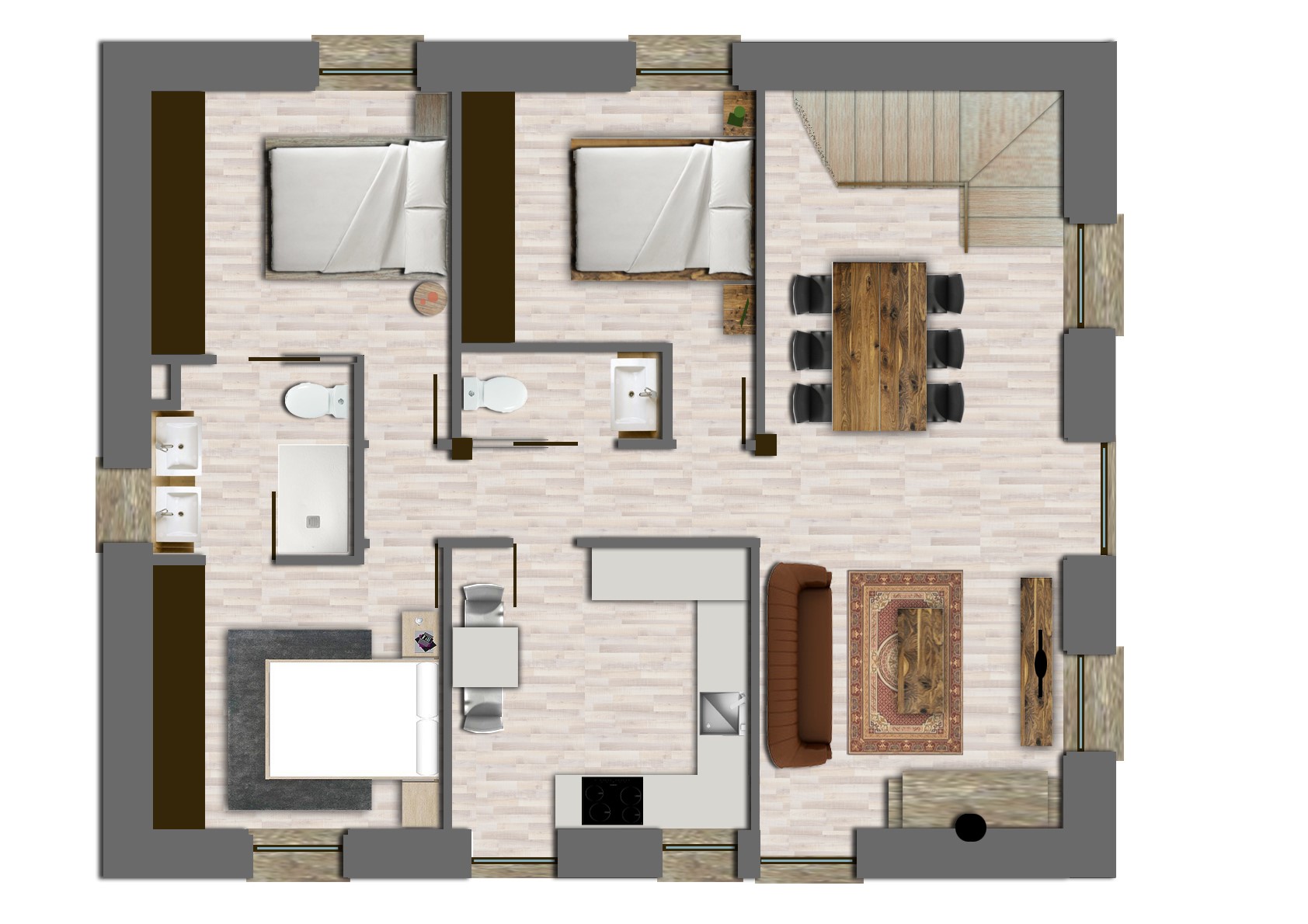 planta primera photoshop